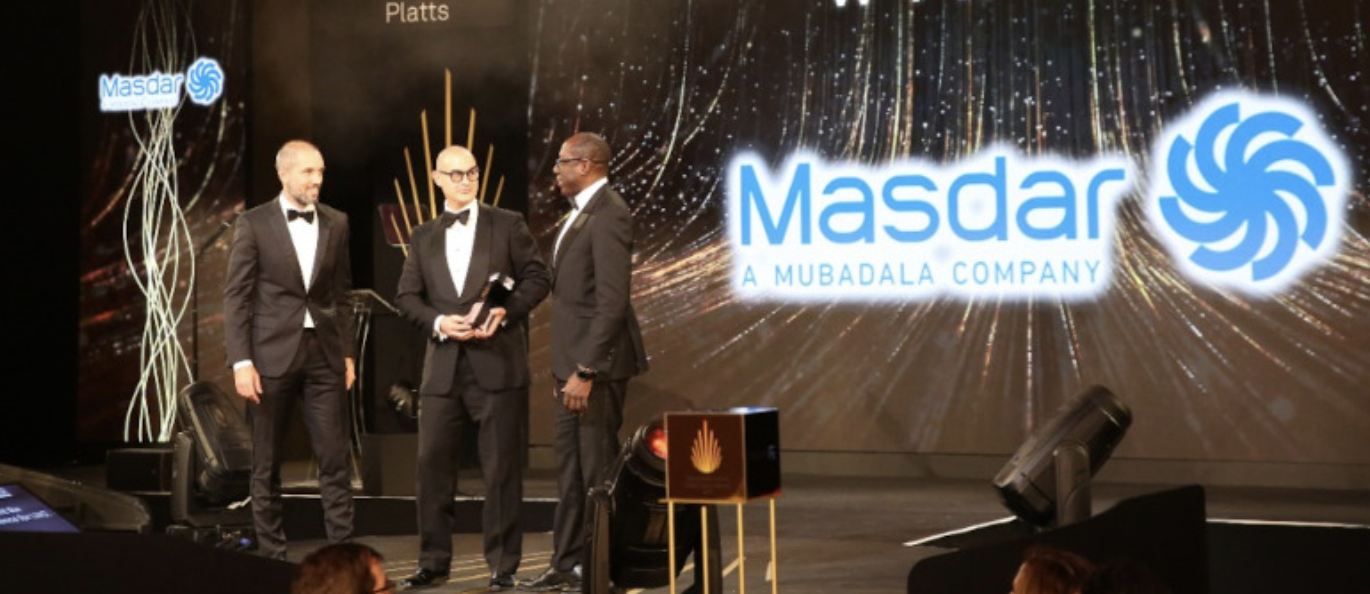 Masdar demonstrates leadership in energy sector with Excellence in Power award at S&P Global Platts Global Energy Awards 2021